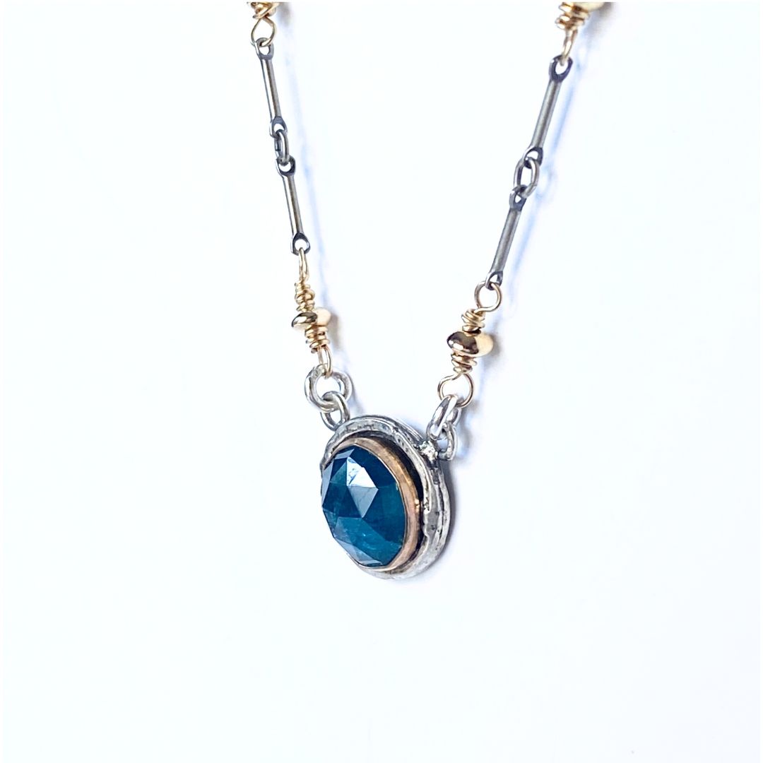 Vision Necklace with Sterling Silver and Gold Fill Chain